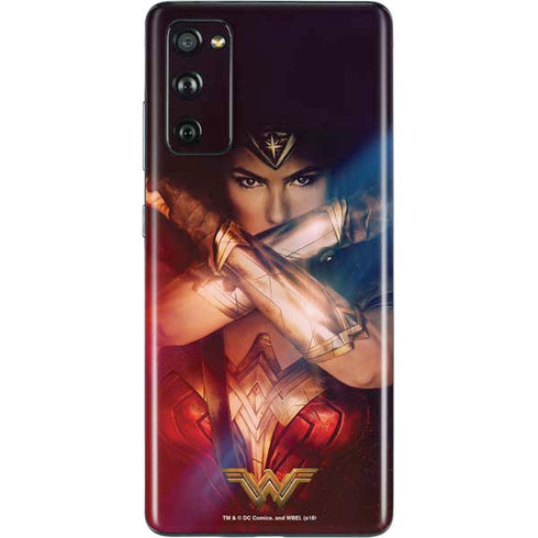 DC Comics Wonder Woman Profile Character Poster Galaxy S20 Fan Edition Skin