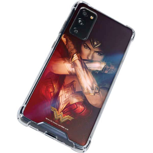 DC Comics Wonder Woman Profile Character Poster Galaxy S20 FE Clear Case