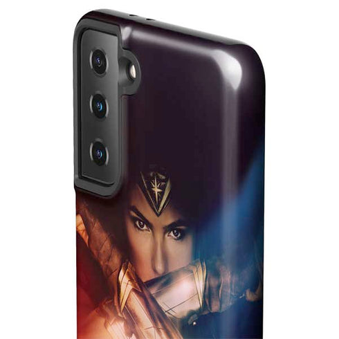 DC Comics Wonder Woman Profile Character Poster Galaxy S21 FE Pro Case
