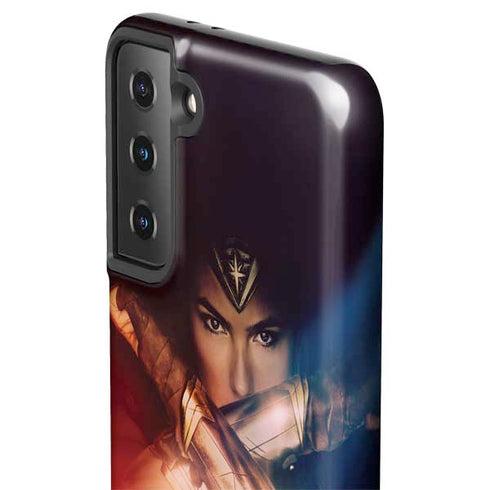 DC Comics Wonder Woman Profile Character Poster Galaxy S21 Plus 5G Pro Case