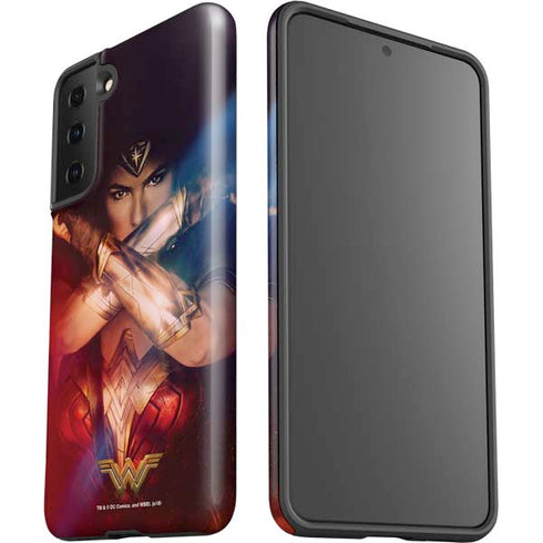 DC Comics Wonder Woman Profile Character Poster Galaxy S21 Plus 5G Pro Case