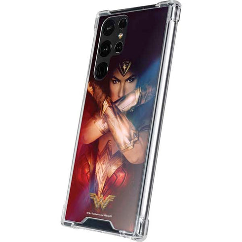 DC Comics Wonder Woman Profile Character Poster Galaxy S22 Ultra Clear Case