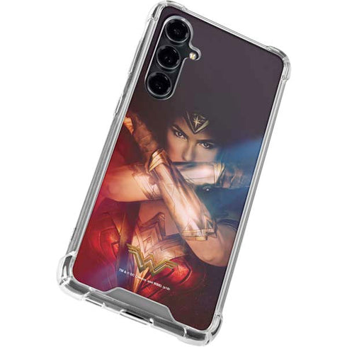 DC Comics Wonder Woman Profile Character Poster Galaxy S23 FE Clear Case
