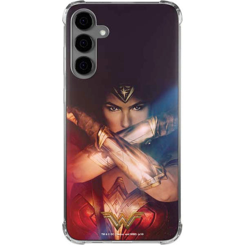 DC Comics Wonder Woman Profile Character Poster Galaxy S24 Plus Clear Case