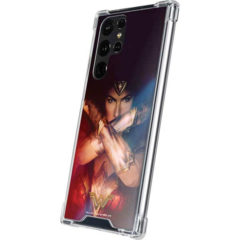 DC Comics Wonder Woman Profile Character Poster Galaxy S24 Ultra Clear Case