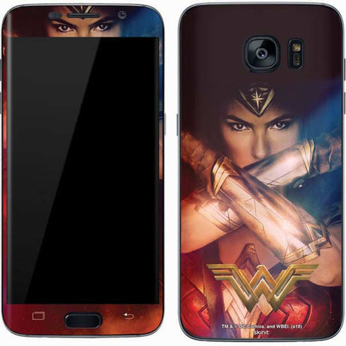 DC Comics Wonder Woman Profile Character Poster Galaxy S7 Skin