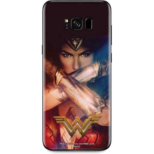 DC Comics Wonder Woman Profile Character Poster Galaxy S8 Skin