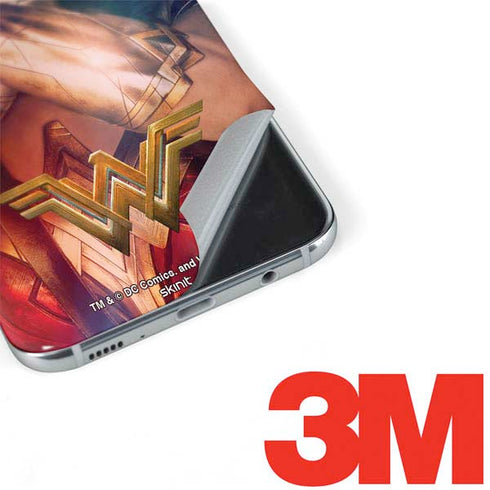 DC Comics Wonder Woman Profile Character Poster Galaxy S8 Skin