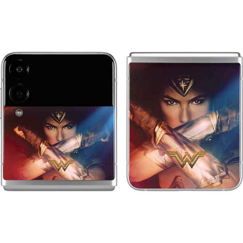 DC Comics Wonder Woman Profile Character Poster Galaxy Z Flip4 5G Skin