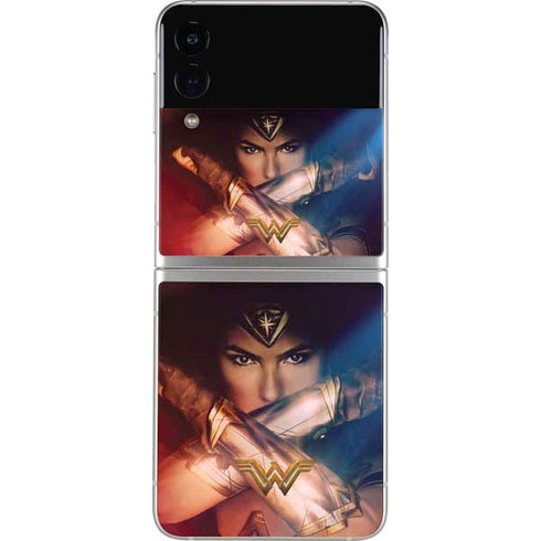 DC Comics Wonder Woman Profile Character Poster Galaxy Z Flip4 5G Skin