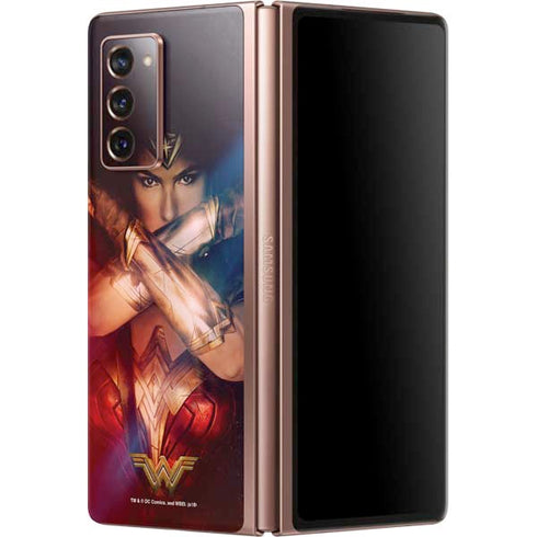 DC Comics Wonder Woman Profile Character Poster Galaxy Z Fold2 5G Skin
