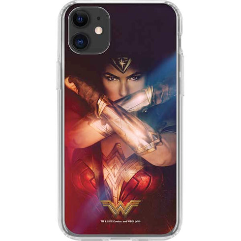 DC Comics Wonder Woman Profile Character Poster iPhone 11 Clear Case
