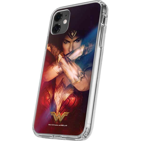 DC Comics Wonder Woman Profile Character Poster iPhone 11 Clear Case