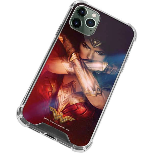 DC Comics Wonder Woman Profile Character Poster iPhone 11 Pro Max Clear Case