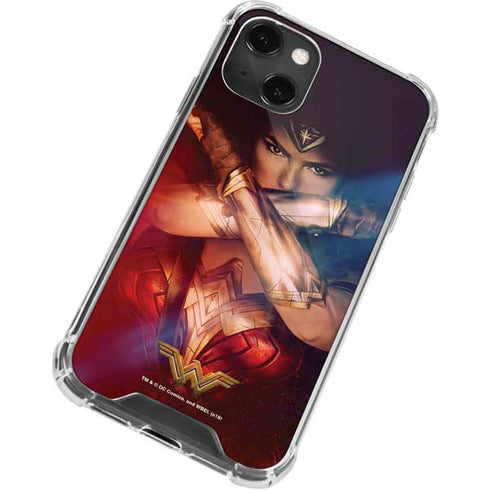 DC Comics Wonder Woman Profile Character Poster iPhone 14 Plus Clear Case