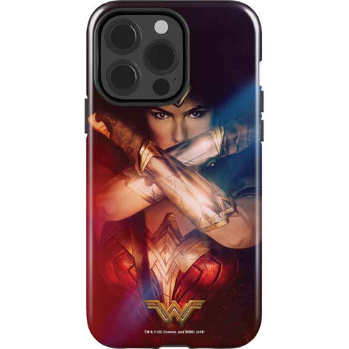 DC Comics Wonder Woman Profile Character Poster iPhone 15 Pro Impact Case