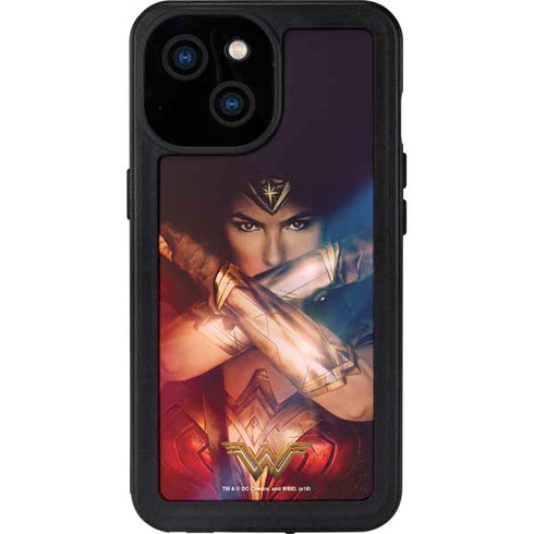 DC Comics Wonder Woman Profile Character Poster iPhone 15 Waterproof Case