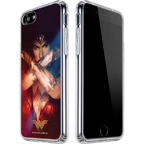 DC Comics Wonder Woman Profile Character Poster iPhone SE (2nd & 3rd Gen) Clear Case
