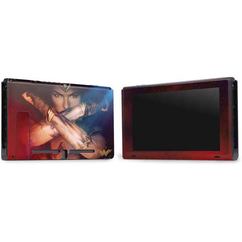 DC Comics Wonder Woman Profile Character Poster Nintendo Switch Bundle Skin