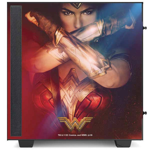 DC Comics Wonder Woman Profile Character Poster NZXT H510 Compact ATX Mid-Tower Case Skin