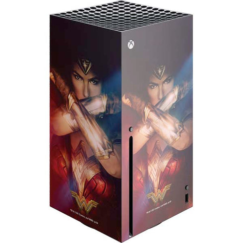 DC Comics Wonder Woman Profile Character Poster Xbox Series X Console Skin