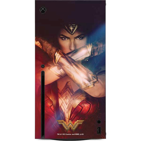 DC Comics Wonder Woman Profile Character Poster Xbox Series X Console Skin