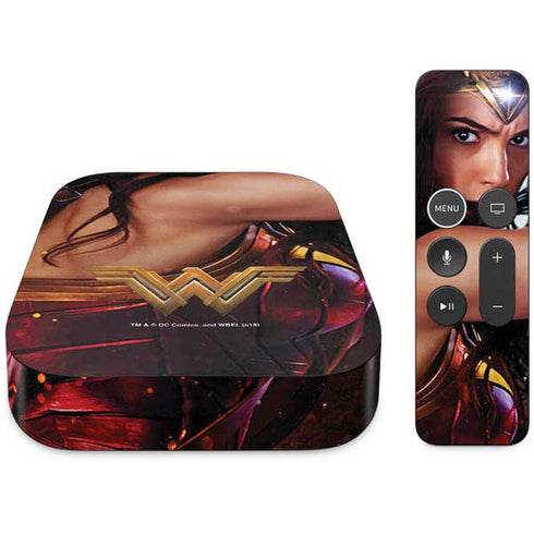 DC Comics Wonder Woman Battle Ready Poster Apple TV Skin