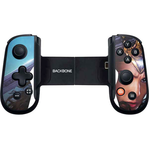 DC Comics Wonder Woman Battle Ready Poster Backbone One for iPhone Game Controller Skin