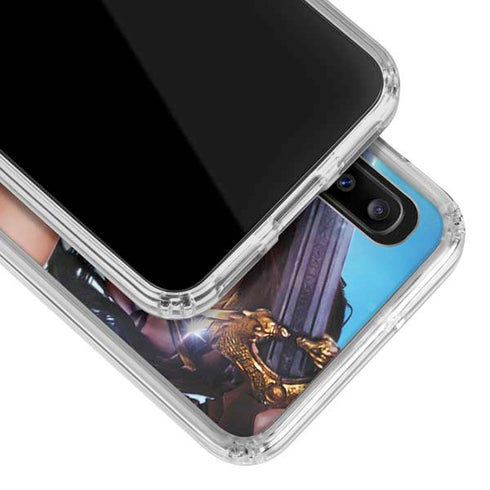 DC Comics Wonder Woman Battle Ready Poster Galaxy A30 Clear Case