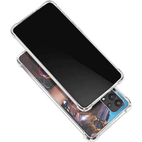 DC Comics Wonder Woman Battle Ready Poster Galaxy A32 5G Clear Case