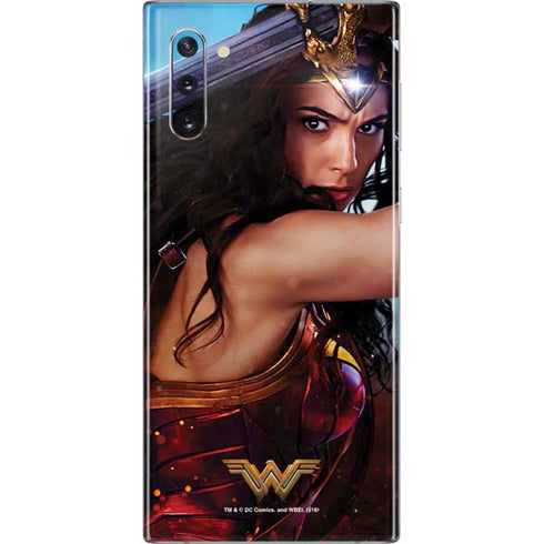 DC Comics Wonder Woman Battle Ready Poster Galaxy Note 10 Skin