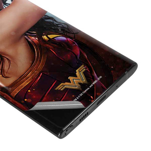 DC Comics Wonder Woman Battle Ready Poster Galaxy Note 10 Skin