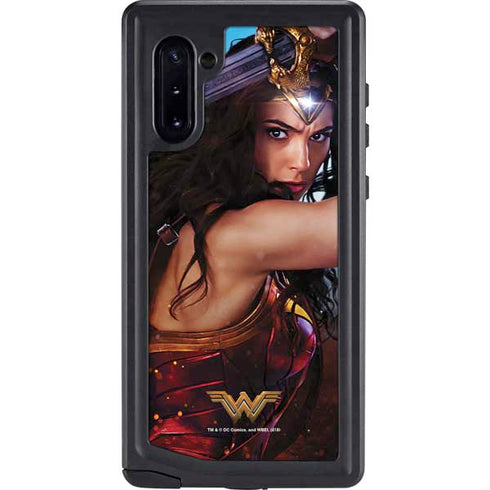DC Comics Wonder Woman Battle Ready Poster Galaxy Note 10 Waterproof Case