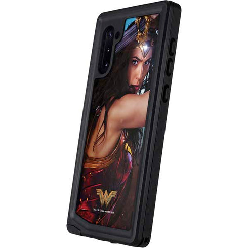 DC Comics Wonder Woman Battle Ready Poster Galaxy Note 10 Waterproof Case