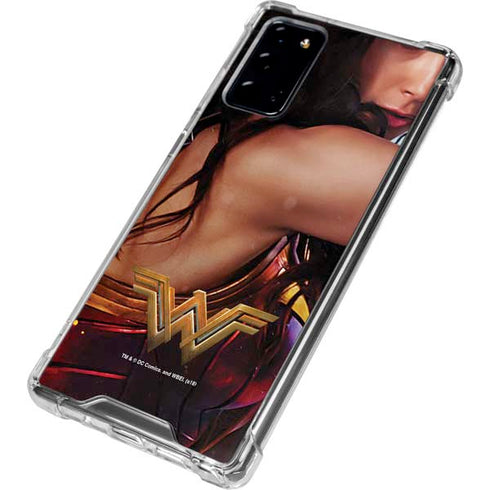 DC Comics Wonder Woman Battle Ready Poster Galaxy Note20 5G Clear Case