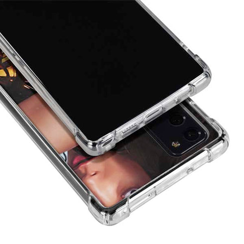 DC Comics Wonder Woman Battle Ready Poster Galaxy Note20 5G Clear Case