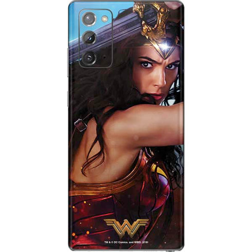 DC Comics Wonder Woman Battle Ready Poster Galaxy Note20 5G Skin