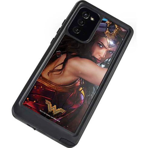 DC Comics Wonder Woman Battle Ready Poster Galaxy Note20 5G Waterproof Case