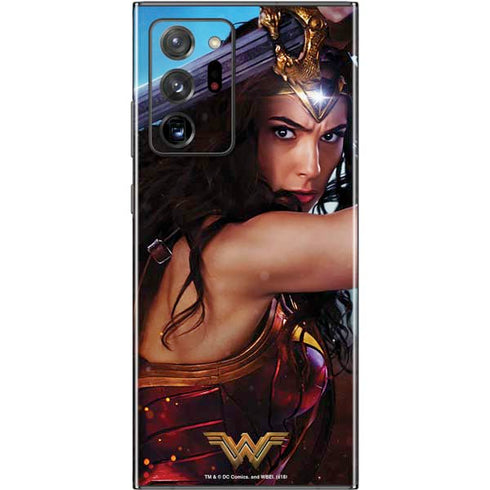 DC Comics Wonder Woman Battle Ready Poster Galaxy Note20 Ultra 5G Skin