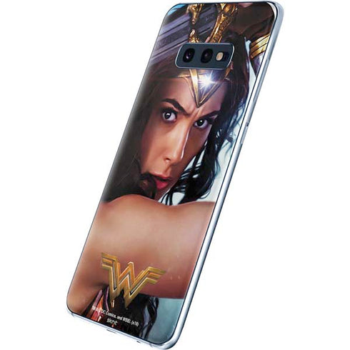 DC Comics Wonder Woman Battle Ready Poster Galaxy S10e Skin