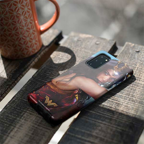 DC Comics Wonder Woman Battle Ready Poster Galaxy S20 Plus Pro Case