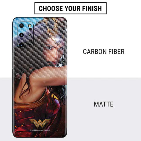 DC Comics Wonder Woman Battle Ready Poster Galaxy S20 Plus Skin