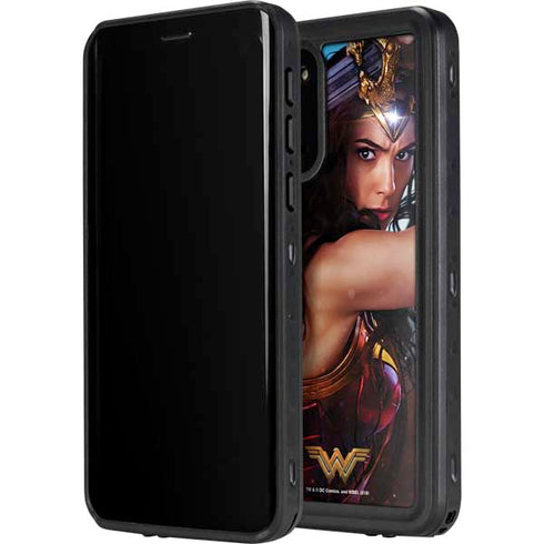 DC Comics Wonder Woman Battle Ready Poster Galaxy S20 Plus Waterproof Case