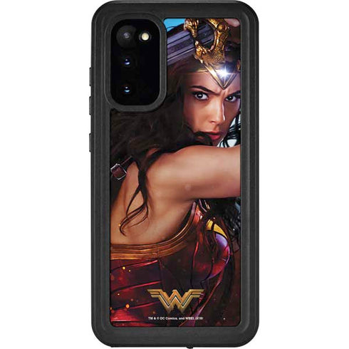 DC Comics Wonder Woman Battle Ready Poster Galaxy S20 Waterproof Case