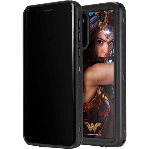 DC Comics Wonder Woman Battle Ready Poster Galaxy S20 Waterproof Case