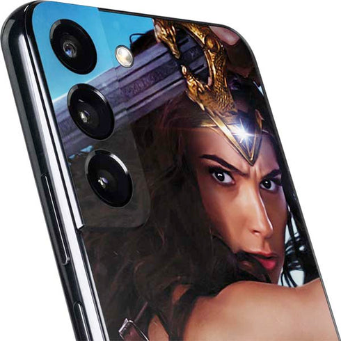 DC Comics Wonder Woman Battle Ready Poster Galaxy S22 Skin