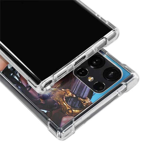 DC Comics Wonder Woman Battle Ready Poster Galaxy S22 Ultra Clear Case
