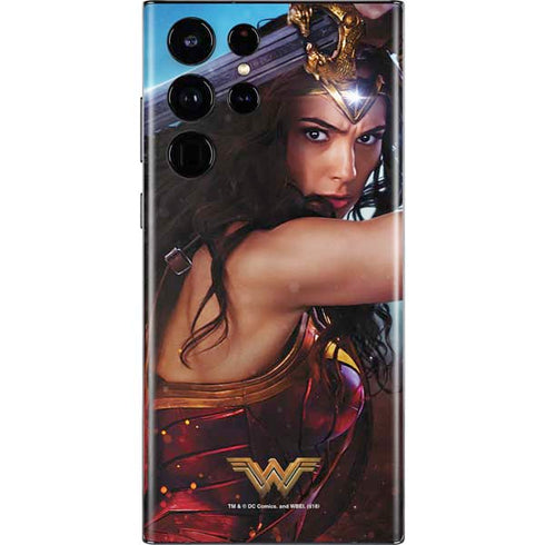 DC Comics Wonder Woman Battle Ready Poster Galaxy S22 Ultra Skin