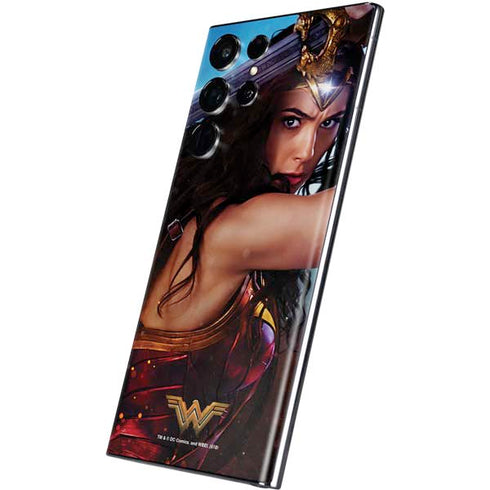 DC Comics Wonder Woman Battle Ready Poster Galaxy S22 Ultra Skin