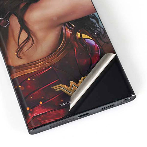 DC Comics Wonder Woman Battle Ready Poster Galaxy S22 Ultra Skin